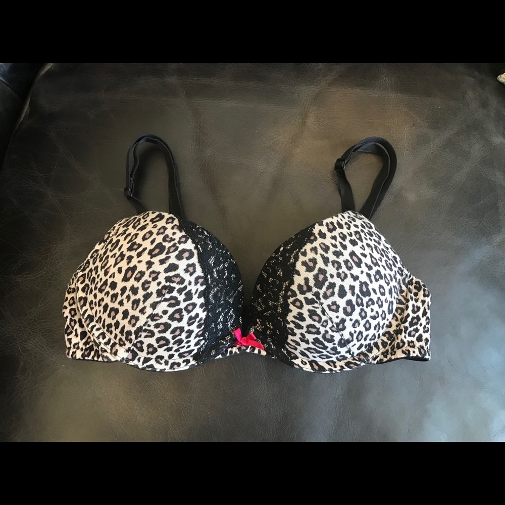 LAST DAYS NWOT Cheetah Print Super Push up Bra